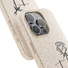 Fiat Mihi Eco-Friendly Biodegradable Phone Case with Floral Design