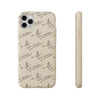Pope Leo Papal Motto "in ill uno unum" Biodegradable Phone Case — Beige Eco-Friendly Protective Case