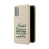 Jesus Surrender Prayer - Biodegradable Phone Case