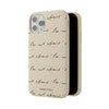 "Be Not Afraid" Biodegradable Phone Case