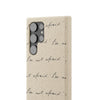 "Be Not Afraid" Biodegradable Phone Case