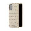 "Be Not Afraid" Biodegradable Phone Case