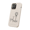 Fiat Mihi Eco-Friendly Biodegradable Phone Case with Floral Design