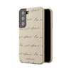 "Be Not Afraid" Biodegradable Phone Case