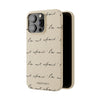 "Be Not Afraid" Biodegradable Phone Case