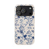 Totus Tuus Blue Floral Biodegradable Phone Case