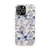 Totus Tuus Blue Floral Biodegradable Phone Case