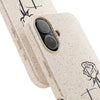 Fiat Mihi Eco-Friendly Biodegradable Phone Case with Floral Design