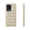 Pope Leo Papal Motto "in ill uno unum" Biodegradable Phone Case — Beige Eco-Friendly Protective Case