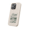 Jesus Surrender Prayer - Biodegradable Phone Case