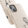 Fiat Mihi Eco-Friendly Biodegradable Phone Case with Floral Design