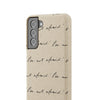 "Be Not Afraid" Biodegradable Phone Case