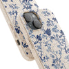 Totus Tuus Blue Floral Biodegradable Phone Case