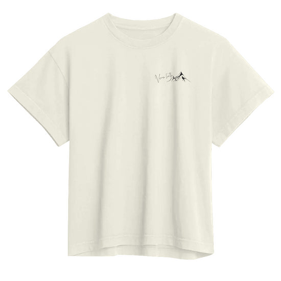 Embroidered Frassati Women's Boxy Organic Tee