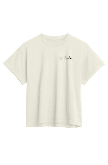 Embroidered Frassati Women's Boxy Organic Tee
