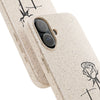 Fiat Mihi Eco-Friendly Biodegradable Phone Case with Floral Design