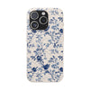 Totus Tuus Blue Floral Biodegradable Phone Case