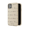 "Be Not Afraid" Biodegradable Phone Case