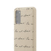 "Be Not Afraid" Biodegradable Phone Case