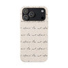 Be Not Afraid in Pope John Paul II's  Handwriting | Biodegradable Phone Case