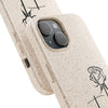 Fiat Mihi Eco-Friendly Biodegradable Phone Case with Floral Design