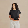 Embroidered Frassati Women's Boxy Organic Tee