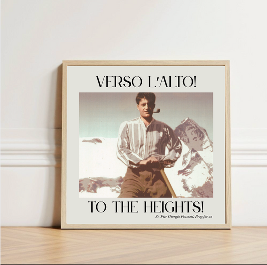 Catholic Wall Art St. Pier Giorgio Square Matte Print
