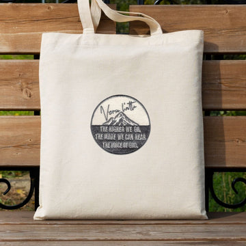 Apliiq bags Embroidered Frassati Patch Organic Cotton Tote