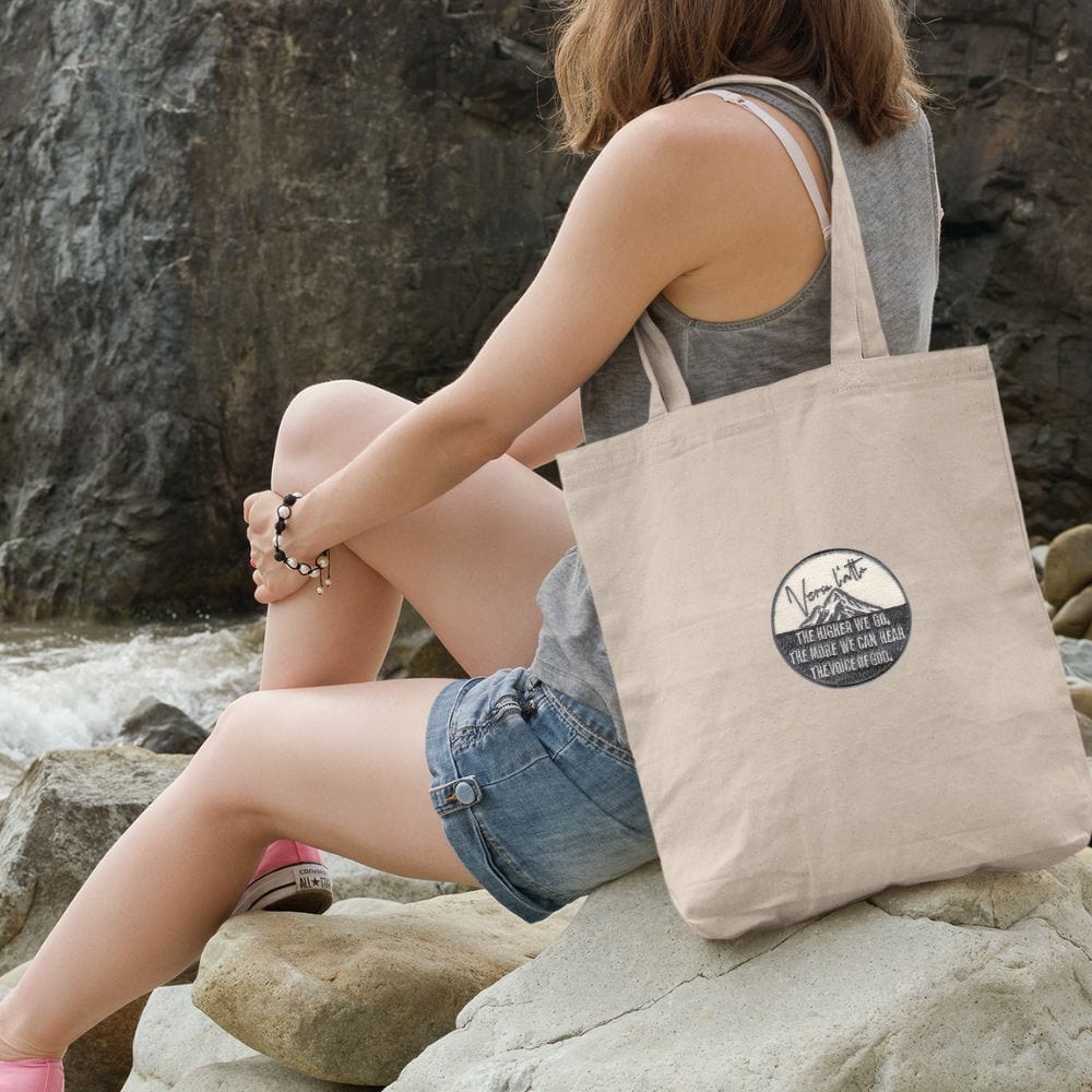 Apliiq bags Embroidered Frassati Patch Organic Cotton Tote