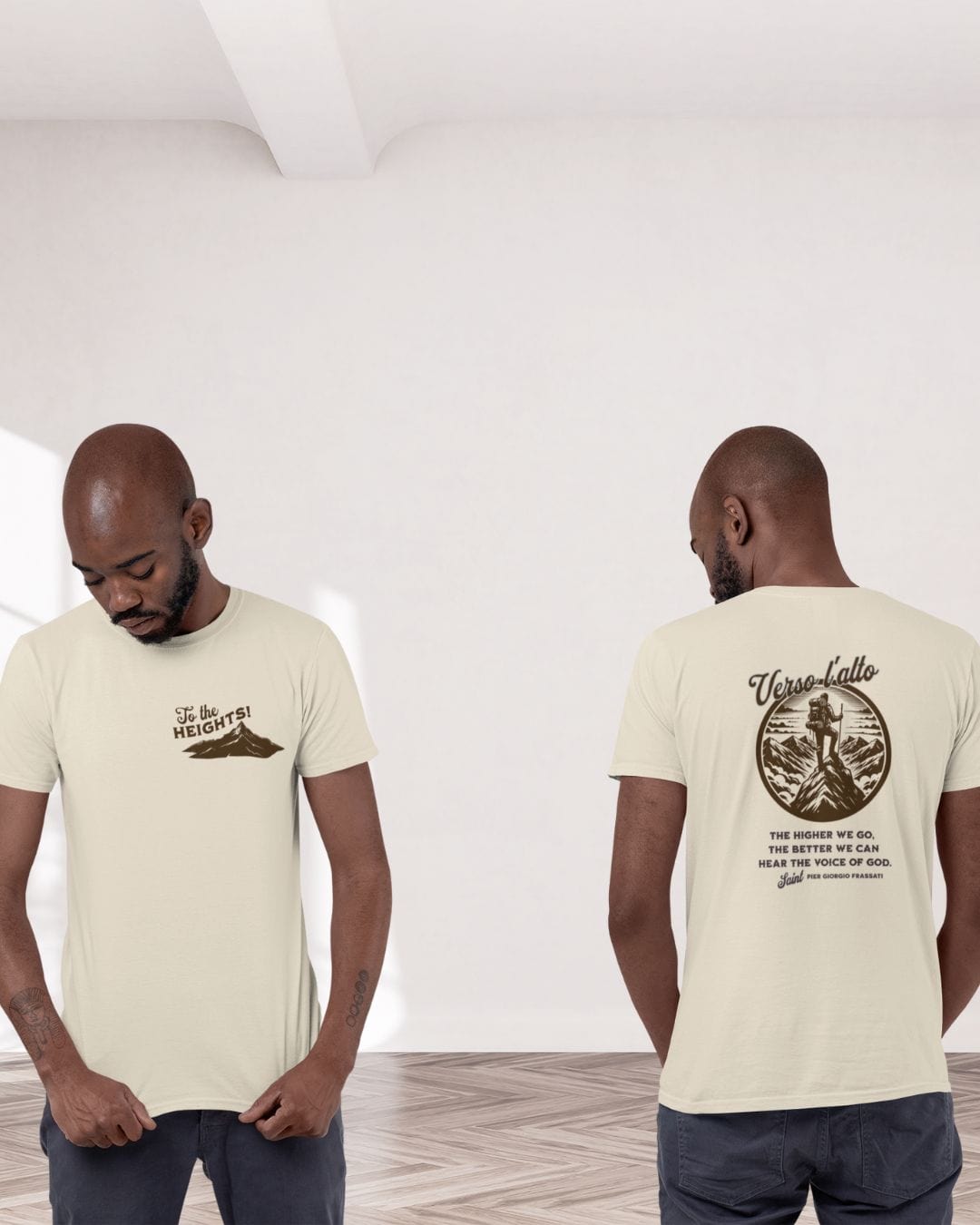 Apliiq tshirt Saint Frassati - To the Heights Organic Cotton Tee