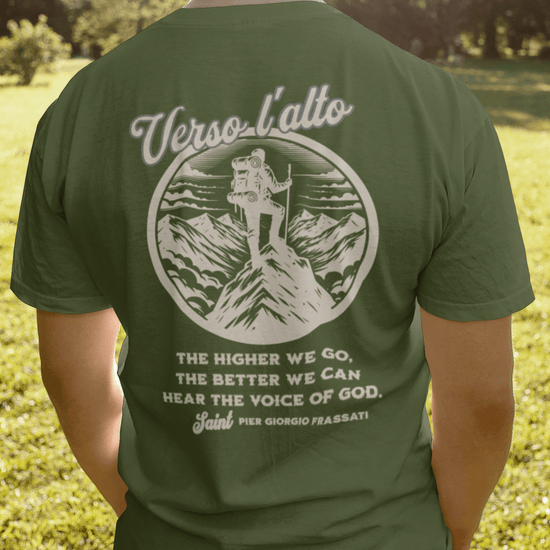 Apliiq tshirt Saint Frassati - To the Heights Organic Cotton Tee
