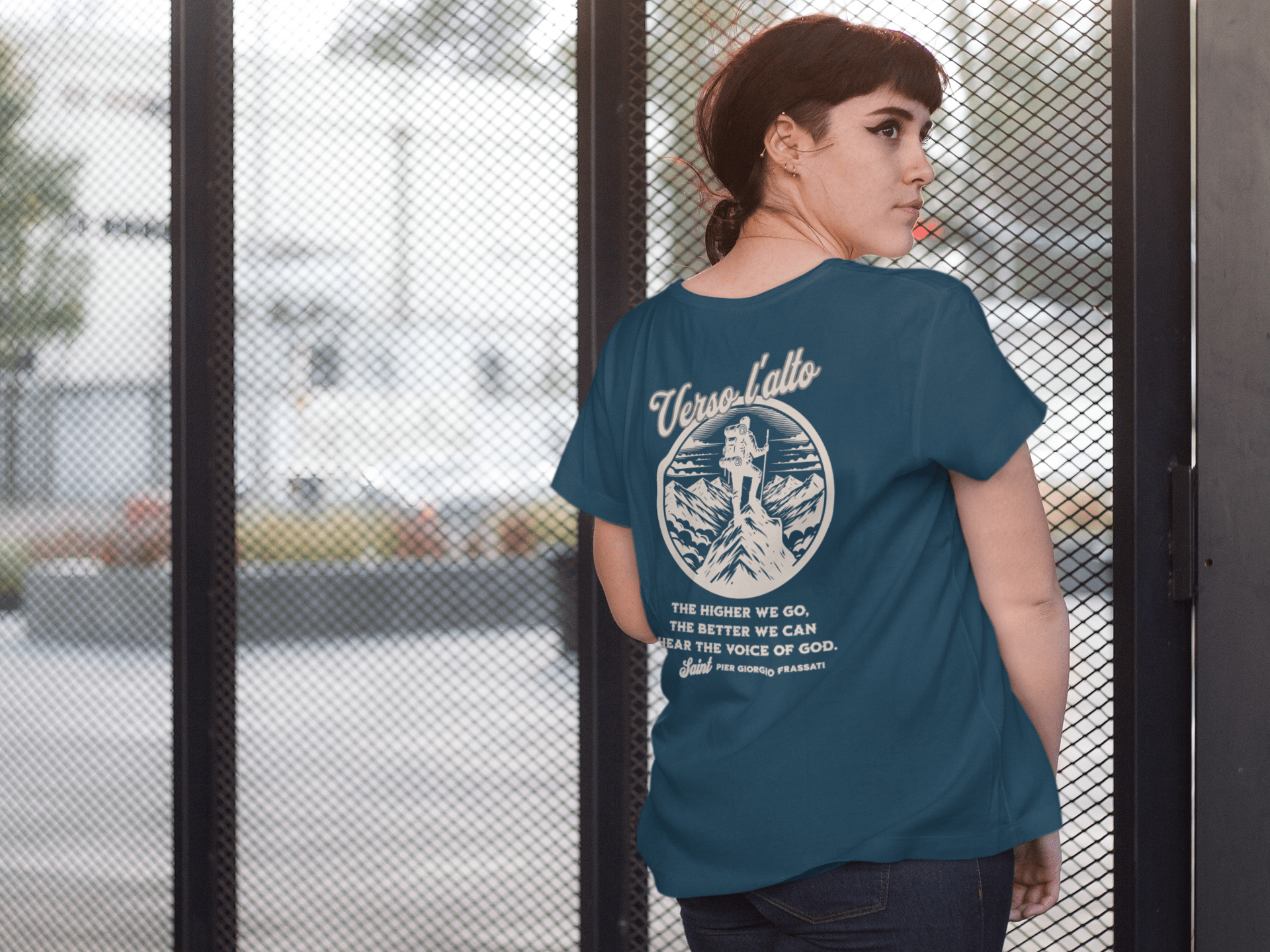 Apliiq tshirt Saint Frassati - To the Heights Organic Cotton Tee