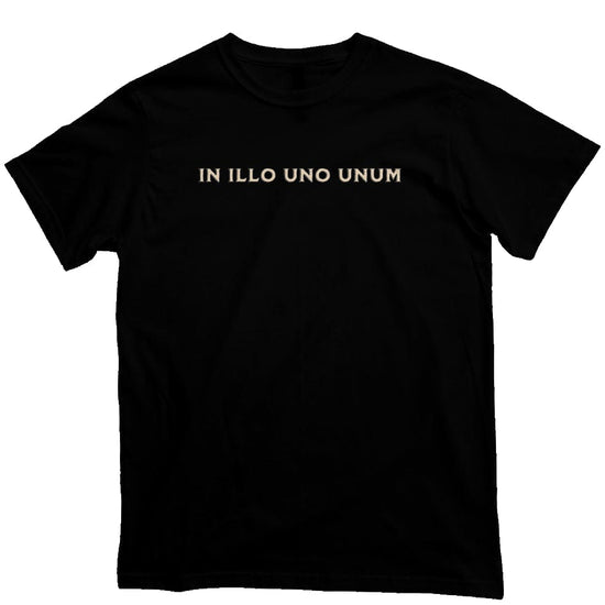 Apliiq tshirts black / s In Illo Uno Unum Pope Leo Organic Cotton Tee