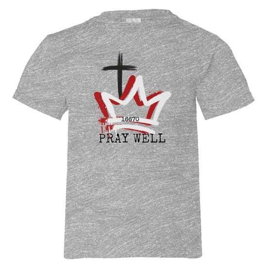 Apliiq tshirts Heather Grey / 2 St. Maximilian Kolbe Organic Cotton Kid's Tee
