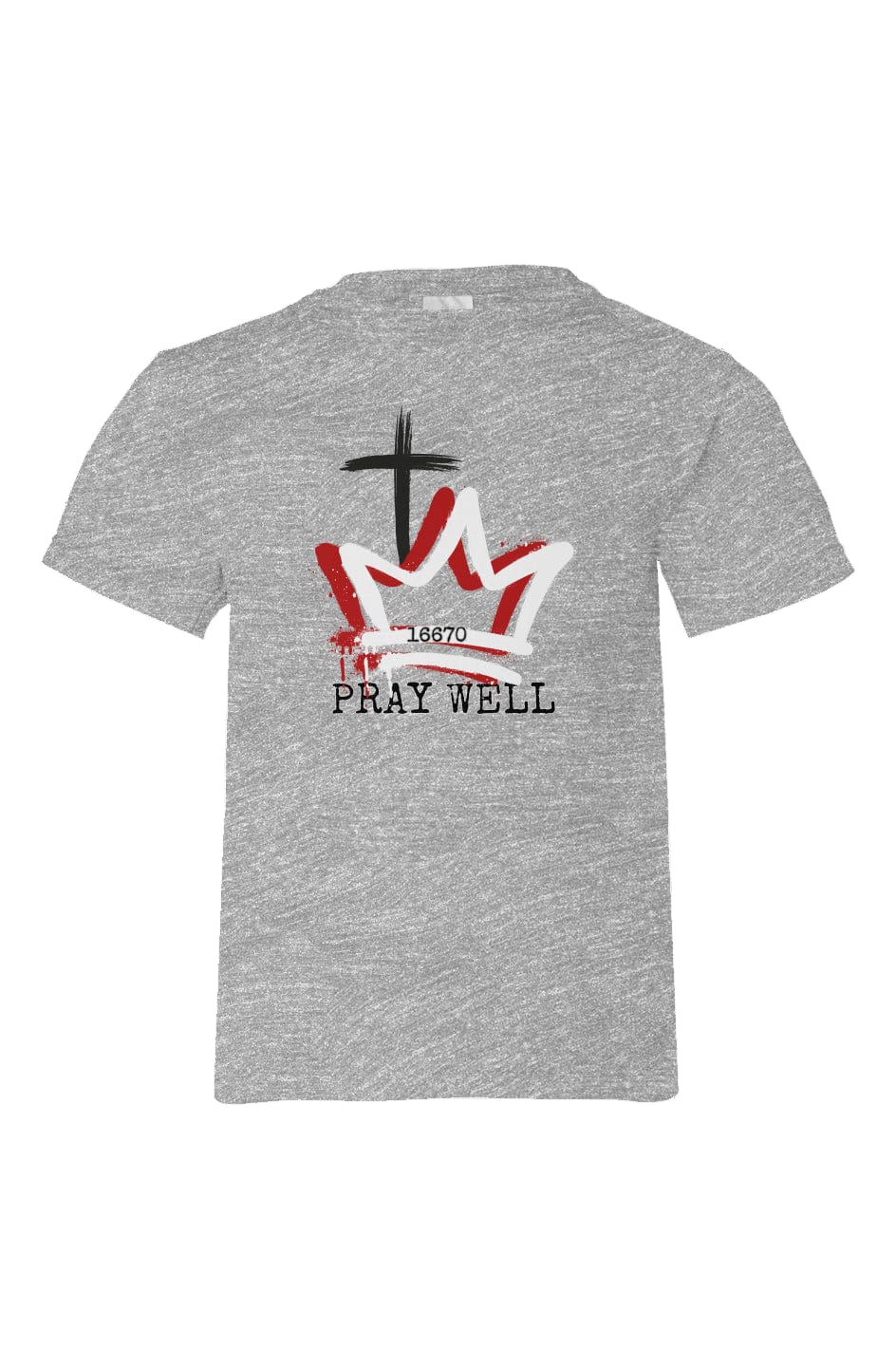 Apliiq tshirts Heather Grey / 2 St. Maximilian Kolbe Organic Cotton Kid's Tee