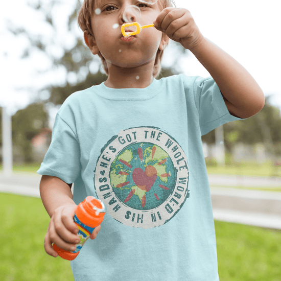 Apliiq tshirts In His Hands Kid's Organic Cotton Tee