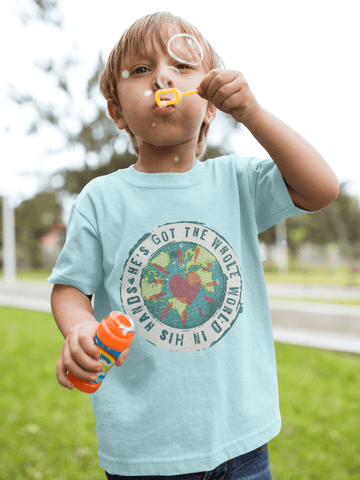 Apliiq tshirts In His Hands Kid's Organic Cotton Tee