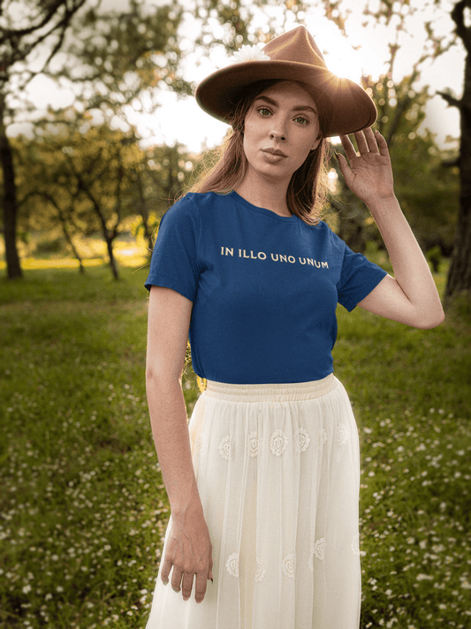 Apliiq tshirts In Illo Uno Unum Pope Leo Organic Cotton Tee
