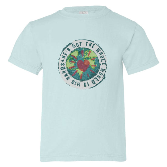 Apliiq tshirts light blue / 2 In His Hands Kid's Organic Tee
