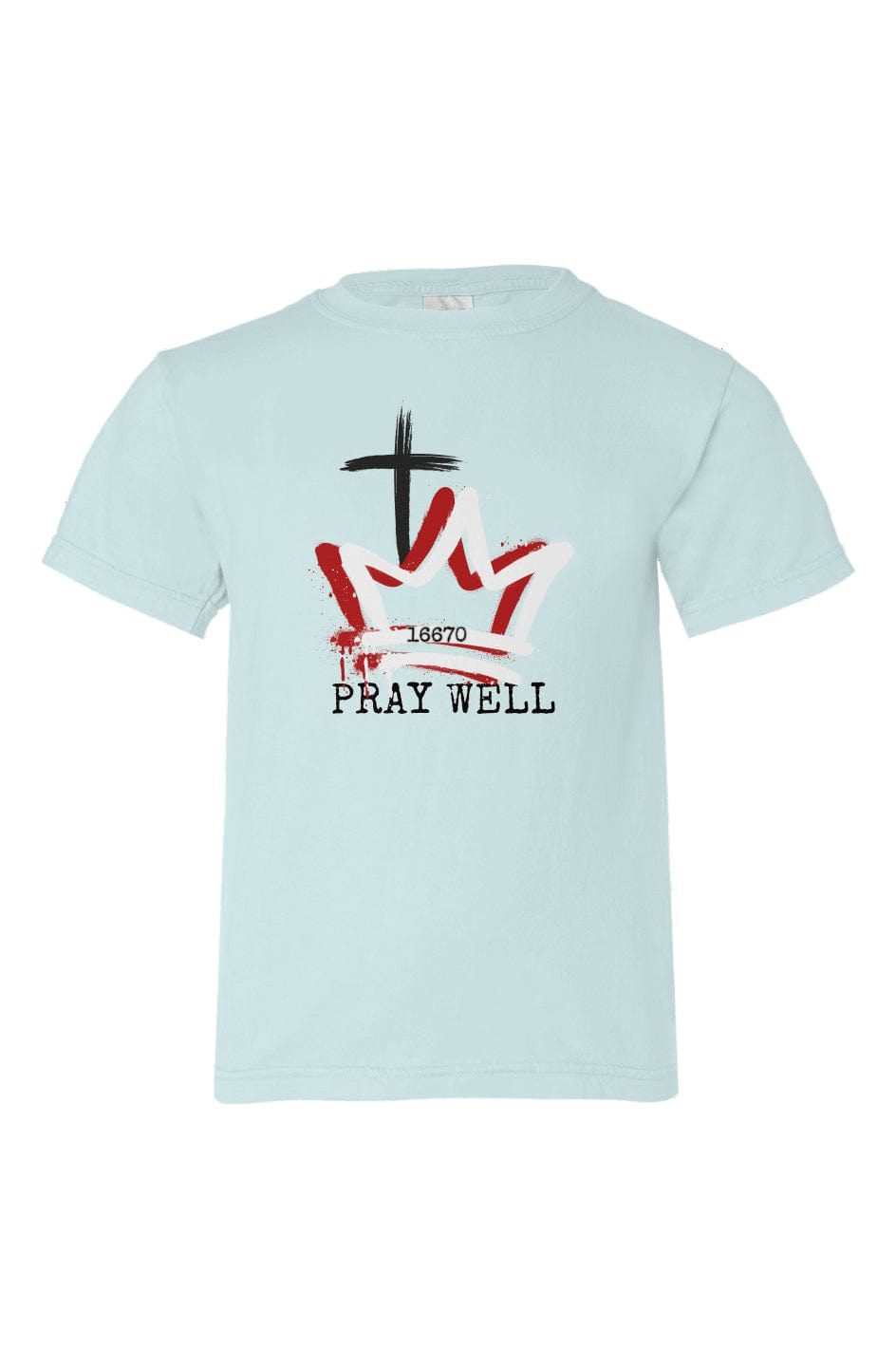 Apliiq tshirts light blue / 2 St. Maximilian Kolbe Organic Cotton Kid's Tee