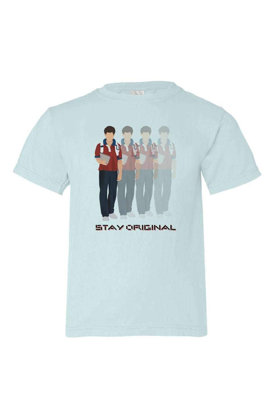 Apliiq tshirts light blue / 2 Stay Original St. Carlo Acutis Kid's Organic Cotton Tee