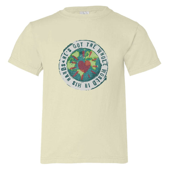 Apliiq tshirts light yellow / 2 In His Hands Kid's Organic Tee