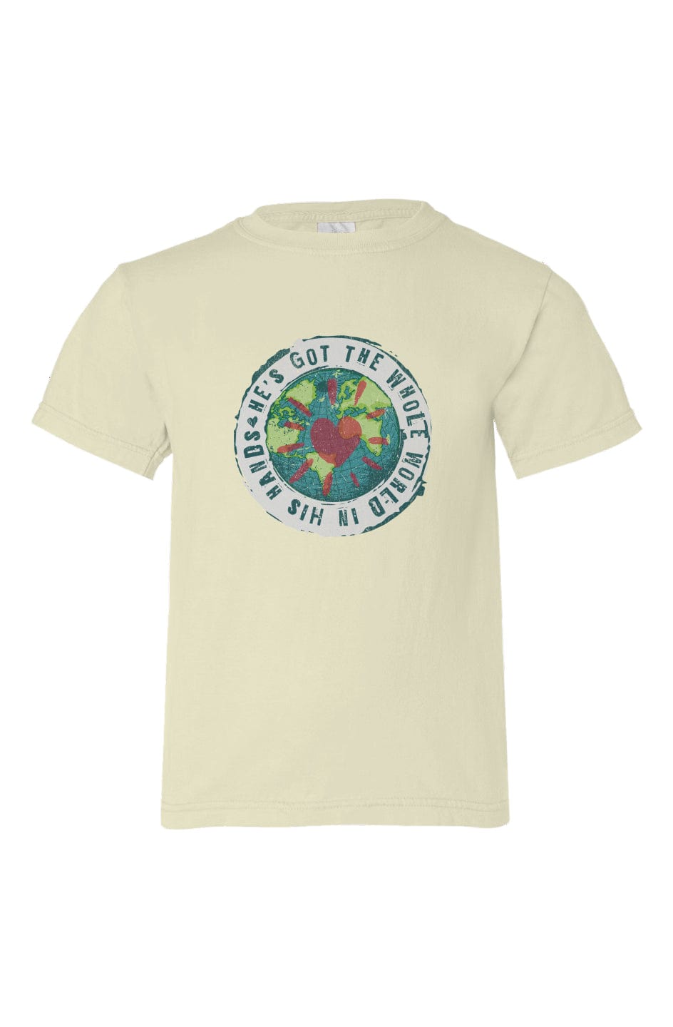 Apliiq tshirts light yellow / 2 In His Hands Kid's Organic Tee