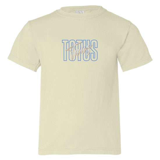 Apliiq tshirts light yellow / 2 Totus Tuus Kid's Organic Cotton Tee