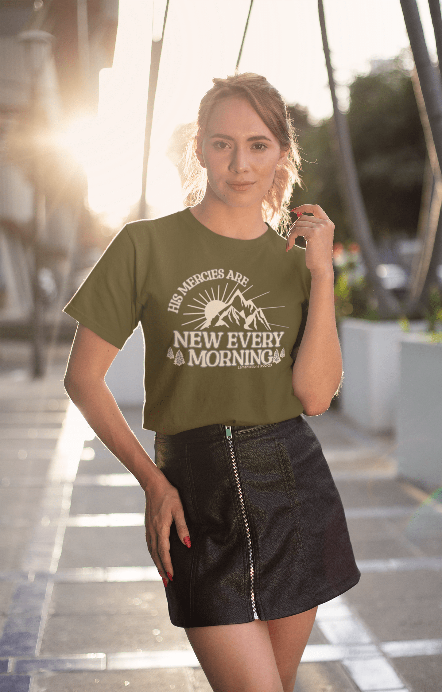 Apliiq tshirts Mercy Morning Organic Cotton Tee