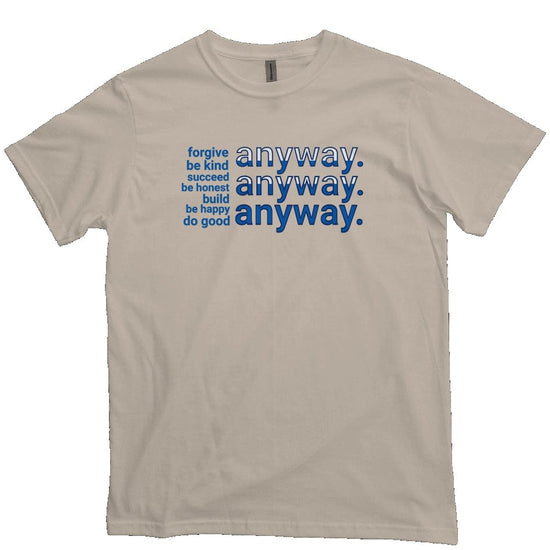 Apliiq tshirts natural / s "Anyway" Organic Cotton Tee
