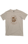 Apliiq tshirts natural / s Love Blossoms - Pope Francis Organic Cotton Tee