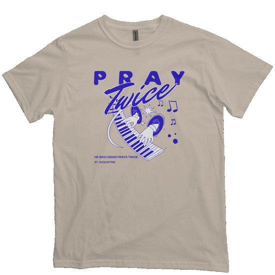 Apliiq tshirts natural / s Pray Twice Organic Cotton Tee