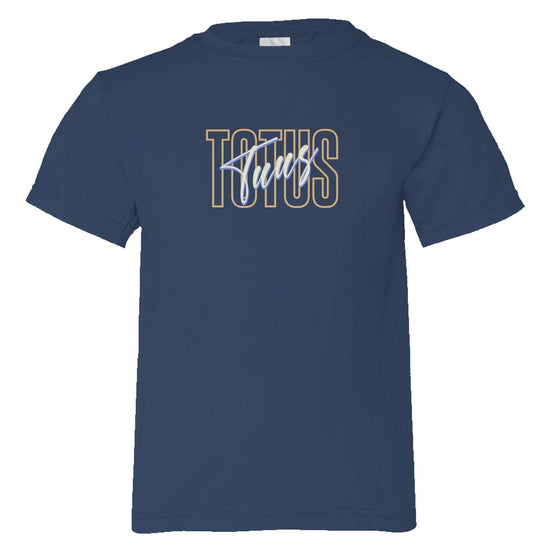 Apliiq tshirts Navy Blue / 2 Totus Tuus Kid's Organic Cotton Tee