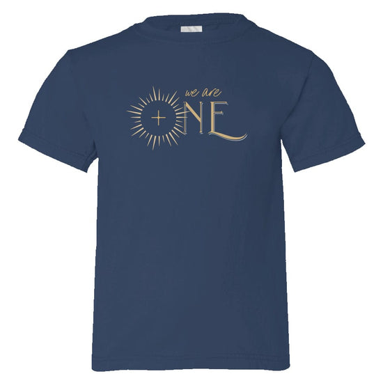 Apliiq tshirts Navy Blue / 2 We Are One Organic Cotton Kid's Tee